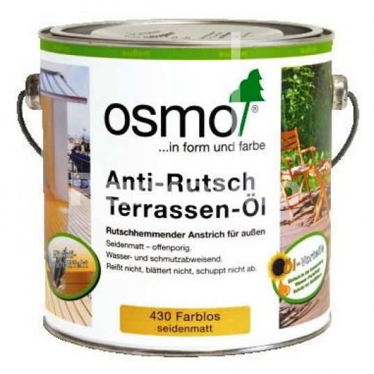 Сопутствующие товары Osmo Anti-Rutsch Terrassen 430 Масло для террас антискользящее 2.5 л